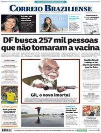 Capa do jornal Correio Braziliense 12/11/2021