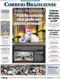Capa do jornal Correio Braziliense 13/10/2021