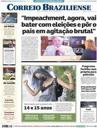 Capa do jornal Correio Braziliense 14/09/2021