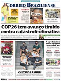 Capa do jornal Correio Braziliense 14/11/2021