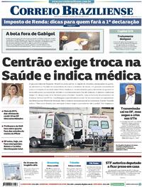 Capa do jornal Correio Braziliense 15/03/2021