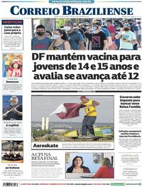 Capa do jornal Correio Braziliense 17/09/2021