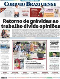 Capa do jornal Correio Braziliense 17/10/2021