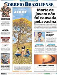 Capa do jornal Correio Braziliense 18/09/2021