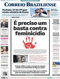Capa do jornal Correio Braziliense 19/10/2021