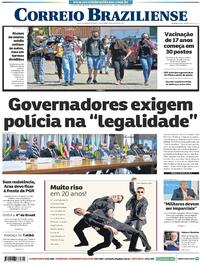 Capa do jornal Correio Braziliense 24/08/2021