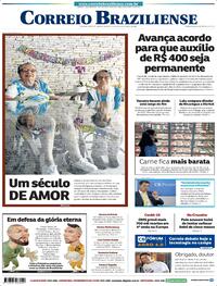 Capa do jornal Correio Braziliense 24/11/2021