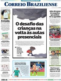 Capa do jornal Correio Braziliense 25/07/2021
