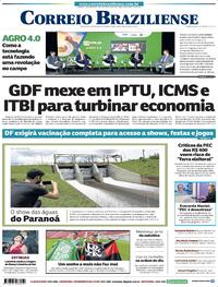 Capa do jornal Correio Braziliense 25/11/2021