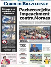 Capa do jornal Correio Braziliense 26/08/2021
