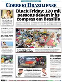 Capa do jornal Correio Braziliense 26/11/2021