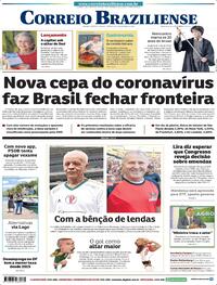 Capa do jornal Correio Braziliense 27/11/2021