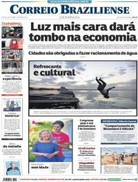 Capa do jornal Correio Braziliense 29/08/2021