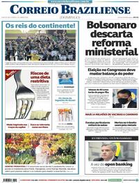 Capa do jornal Correio Braziliense 31/01/2021