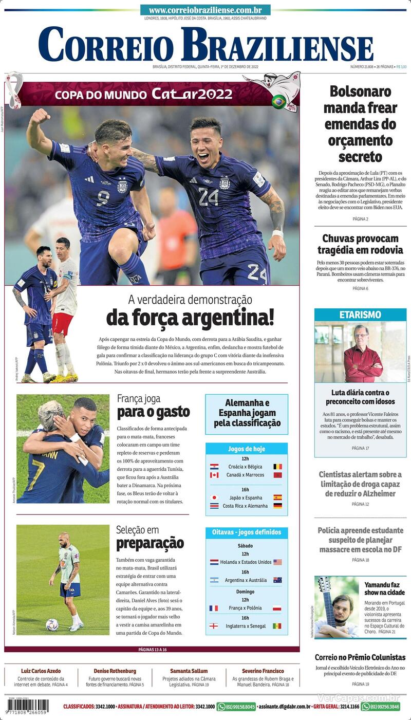 Capa Correio Braziliense S Bado De Outubro De