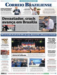 Capa do jornal Correio Braziliense 01/07/2022