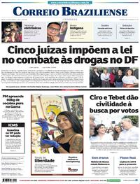 Capa do jornal Correio Braziliense 03/07/2022