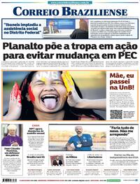 Capa do jornal Correio Braziliense 05/07/2022