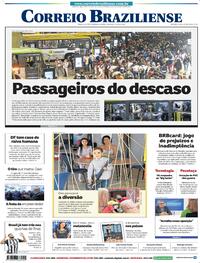 Capa do jornal Correio Braziliense 06/07/2022