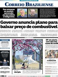Capa do jornal Correio Braziliense 07/06/2022