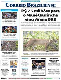 Capa do jornal Correio Braziliense 20/06/2022