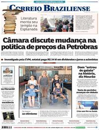 Capa do jornal Correio Braziliense 21/06/2022