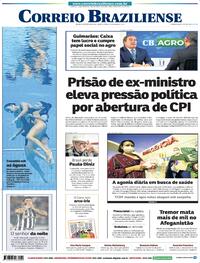 Capa do jornal Correio Braziliense 23/06/2022