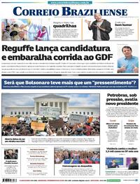 Capa do jornal Correio Braziliense 25/06/2022
