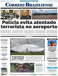 Capa do jornal Correio Braziliense 26/12/2022