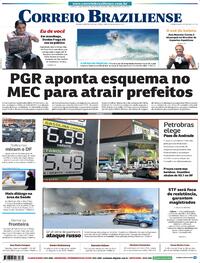 Capa do jornal Correio Braziliense 28/06/2022