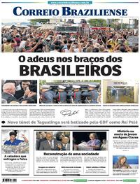 Capa do jornal Correio Braziliense 04/01/2023