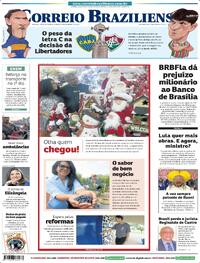 Capa do jornal Correio Braziliense 04/11/2023