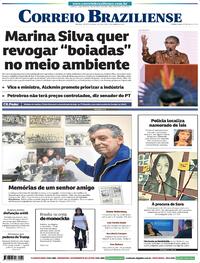 Capa do jornal Correio Braziliense 05/01/2023