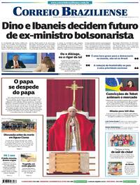 Capa do jornal Correio Braziliense 06/01/2023