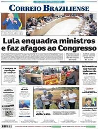 Capa do jornal Correio Braziliense 07/01/2023