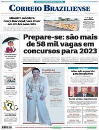 Capa do jornal Correio Braziliense 08/01/2023