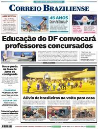 Capa do jornal Correio Braziliense 12/10/2023