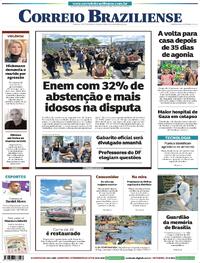 Capa do jornal Correio Braziliense 13/11/2023