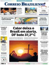 Capa do jornal Correio Braziliense 14/11/2023