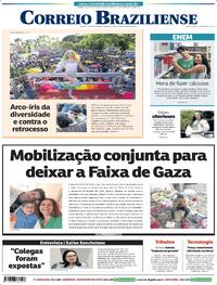 Capa do jornal Correio Braziliense 16/10/2023