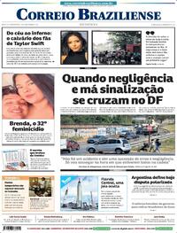 Capa do jornal Correio Braziliense 19/11/2023