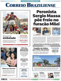 Capa do jornal Correio Braziliense 23/10/2023