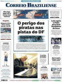 Capa do jornal Correio Braziliense 24/10/2023