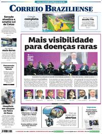 Capa do jornal Correio Braziliense 25/10/2023