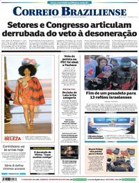 Capa do jornal Correio Braziliense 25/11/2023