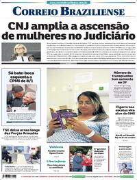 Capa do jornal Correio Braziliense 27/09/2023