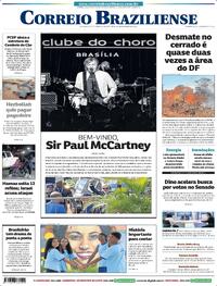 Capa do jornal Correio Braziliense 29/11/2023