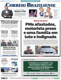 Capa do jornal Correio Braziliense 31/10/2023