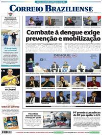Capa do jornal Correio Braziliense 01/03/2024