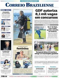 Capa do jornal Correio Braziliense 02/05/2024